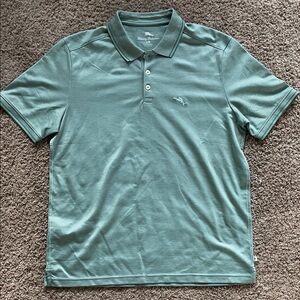 Tommy Bahama Teal Polo Shirt 186